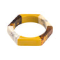 Trendy Acrylic Fashion Cuff Bracelets Bangles for Women Mix Colors Hexagon Geometric Resin Simple Bracelet Charm Gifts Jewelry