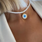 Spring 2024 Creative Design Orange Series Jewelry Natural Stone Silicone Bead Short Necklace Women Girls Banquet Holiday Jewelry