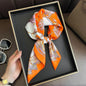 2025 Luxury Horse Print Female Silk Neck Scarf Square Hair Scarves Foulard Head Band Shawls Wraps Neckerchief Bandana Women