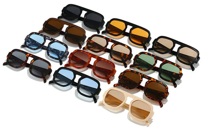 JNPCXI Retro Square Sunglasses Women Fashion Brand Design Gradient Shades UV400 Men Punk Sun Glasses