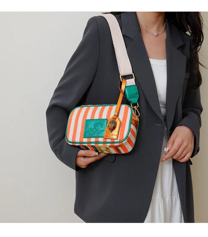 Classic Ladies Tote Bag Luxury Brand Women's Crossbody Shoulder Handbags Genuine Leather Elegant