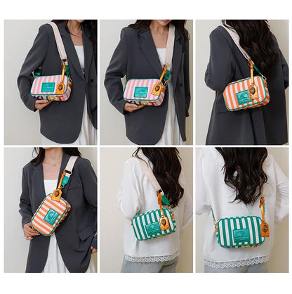 Classic Ladies Tote Bag Luxury Brand Women's Crossbody Shoulder Handbags Genuine Leather Elegant
