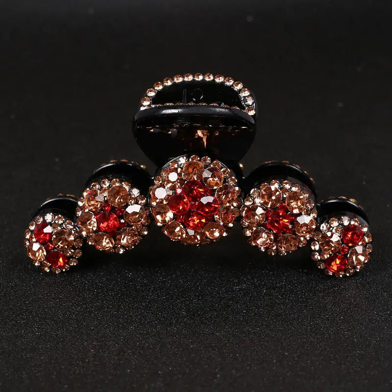 Vintage Bee Hair Claws Jewelry For Women Baroque Luxury Metal Bee Headdress Handmade Hair Claws Accessories Hairpins Wholesale