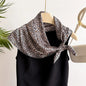 2025 Luxury Horse Print Female Silk Neck Scarf Square Hair Scarves Foulard Head Band Shawls Wraps Neckerchief Bandana Women