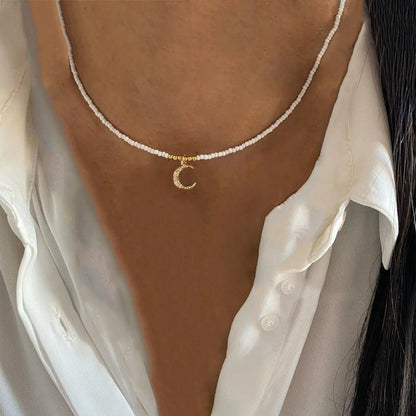 Spring 2024 Creative Design Orange Series Jewelry Natural Stone Silicone Bead Short Necklace Women Girls Banquet Holiday Jewelry