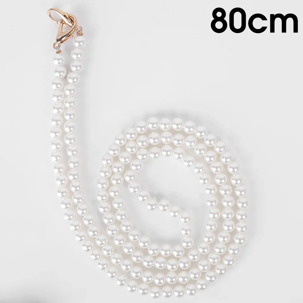 Universal Crossbody Phone Lanyard New Pearl Beaded Straps 20/50/80/110cm Length Strap for Mobile Phone Handbag Purse Pendants