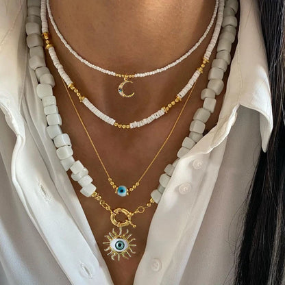 Spring 2024 Creative Design Orange Series Jewelry Natural Stone Silicone Bead Short Necklace Women Girls Banquet Holiday Jewelry