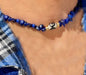 Spring 2024 Creative Design Orange Series Jewelry Natural Stone Silicone Bead Short Necklace Women Girls Banquet Holiday Jewelry