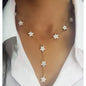 Spring 2024 Creative Design Orange Series Jewelry Natural Stone Silicone Bead Short Necklace Women Girls Banquet Holiday Jewelry