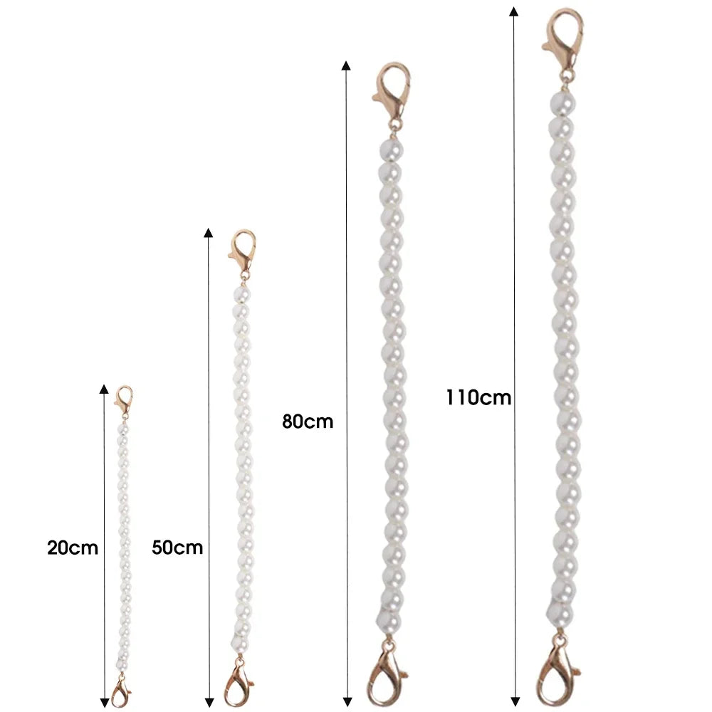 Universal Crossbody Phone Lanyard New Pearl Beaded Straps 20/50/80/110cm Length Strap for Mobile Phone Handbag Purse Pendants