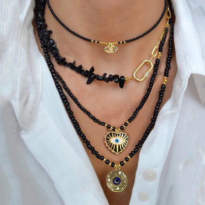 Spring 2024 Creative Design Orange Series Jewelry Natural Stone Silicone Bead Short Necklace Women Girls Banquet Holiday Jewelry