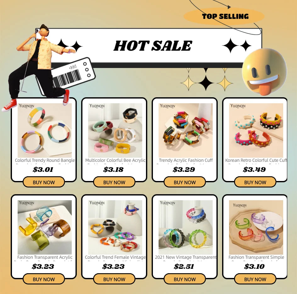 Trendy Acrylic Bohemian Bracelets Set for Women Men Multi-layer Seed Beads Chain Bracelet Bangles Charm Ladies Fashion Jewellery