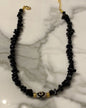 Spring 2024 Creative Design Orange Series Jewelry Natural Stone Silicone Bead Short Necklace Women Girls Banquet Holiday Jewelry