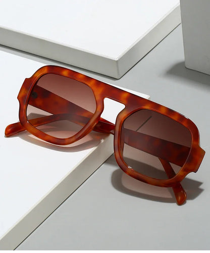 JNPCXI Retro Square Sunglasses Women Fashion Brand Design Gradient Shades UV400 Men Punk Sun Glasses