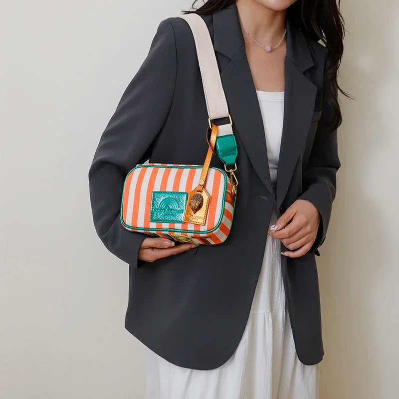 Classic Ladies Tote Bag Luxury Brand Women's Crossbody Shoulder Handbags Genuine Leather Elegant