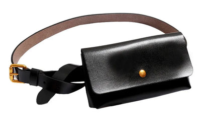 New Brand Genuine Leather Waist Bags for Women Luxury Summer Chest Bag Cute Purse Belt Bag Designer minimalist casual belt