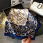 2025 Luxury Horse Print Female Silk Neck Scarf Square Hair Scarves Foulard Head Band Shawls Wraps Neckerchief Bandana Women