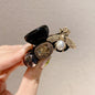 Vintage Bee Hair Claws Jewelry For Women Baroque Luxury Metal Bee Headdress Handmade Hair Claws Accessories Hairpins Wholesale