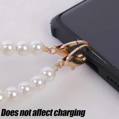 Universal Crossbody Phone Lanyard New Pearl Beaded Straps 20/50/80/110cm Length Strap for Mobile Phone Handbag Purse Pendants