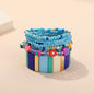 Trendy Acrylic Bohemian Bracelets Set for Women Men Multi-layer Seed Beads Chain Bracelet Bangles Charm Ladies Fashion Jewellery
