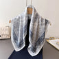 2025 Luxury Horse Print Female Silk Neck Scarf Square Hair Scarves Foulard Head Band Shawls Wraps Neckerchief Bandana Women