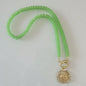 Spring 2024 Creative Design Orange Series Jewelry Natural Stone Silicone Bead Short Necklace Women Girls Banquet Holiday Jewelry