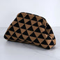 Summer Beach Clutch Bag for Women Woven Crochet Handbags Purses Knitting Dumpling Clutch Ruched Cute Cloud Casual Colorblock Bag